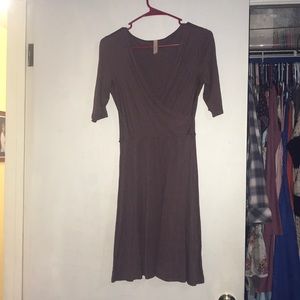 Purple brown dress